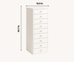 9-Drawer Storage Unit