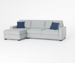 Amaya Reversible Sectional – Sandish Grey