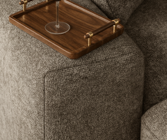 Modern Plush Sectional Sofa – Premium Fabric, High-Density Cushioning
