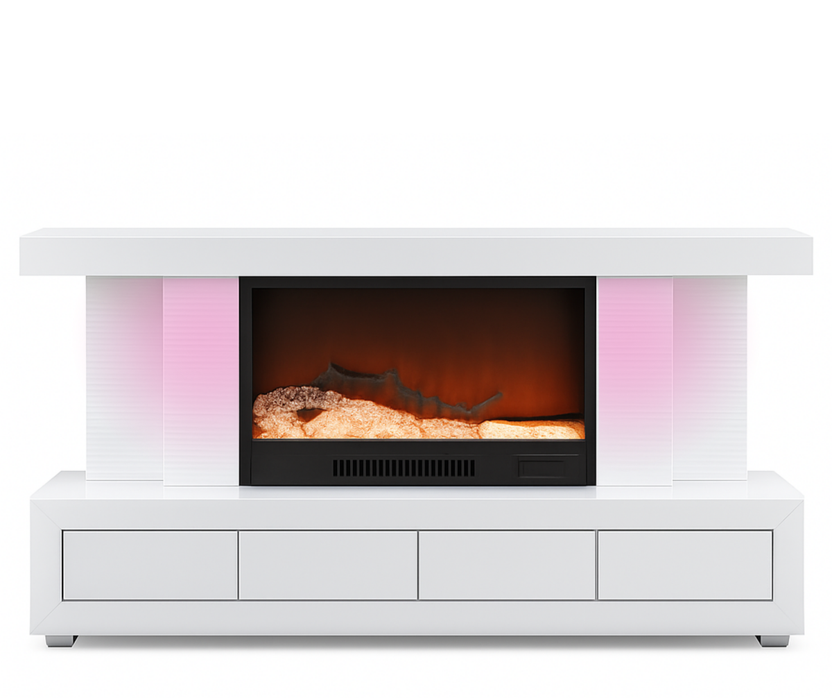 Electric Fireplace and TV Stand