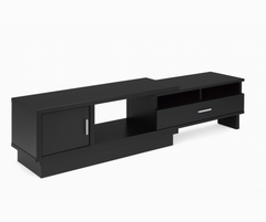 Expandable 48" TV Stand – Modern Wood Grain Finish with Adjustable Design