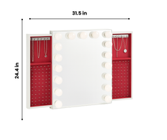Marilyn Hollywood Mirror with Jewelry Organizer