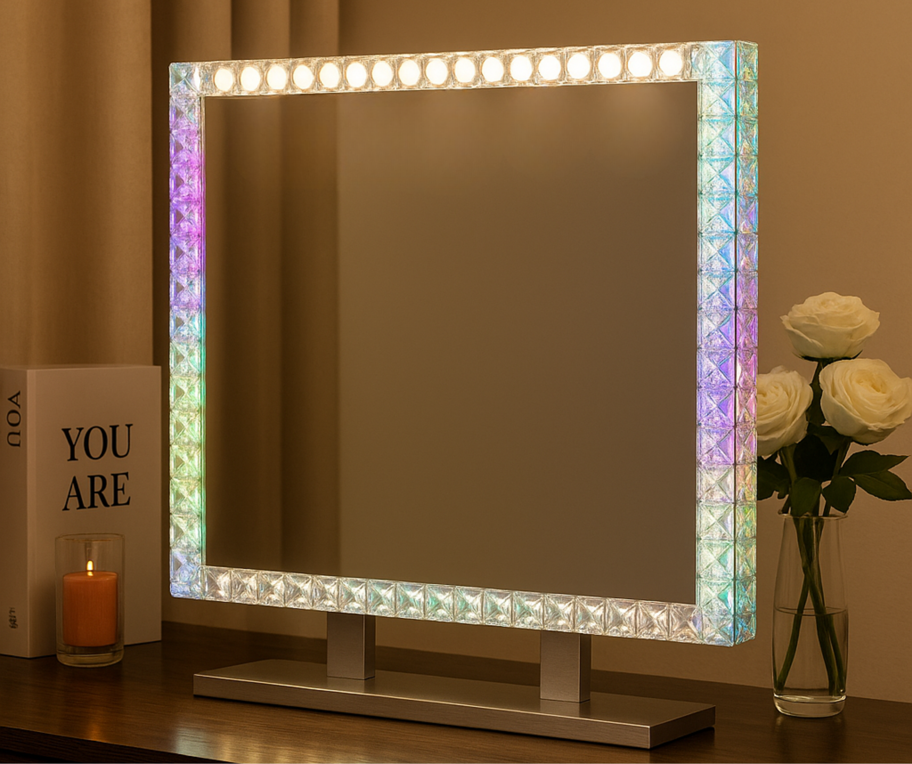 Diamond Vanity Mirror