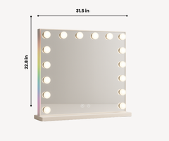 Vanity Mirror with RGB and Bluetooth Speaker